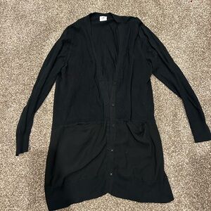 CAbi Classic Black Knit Cardigan